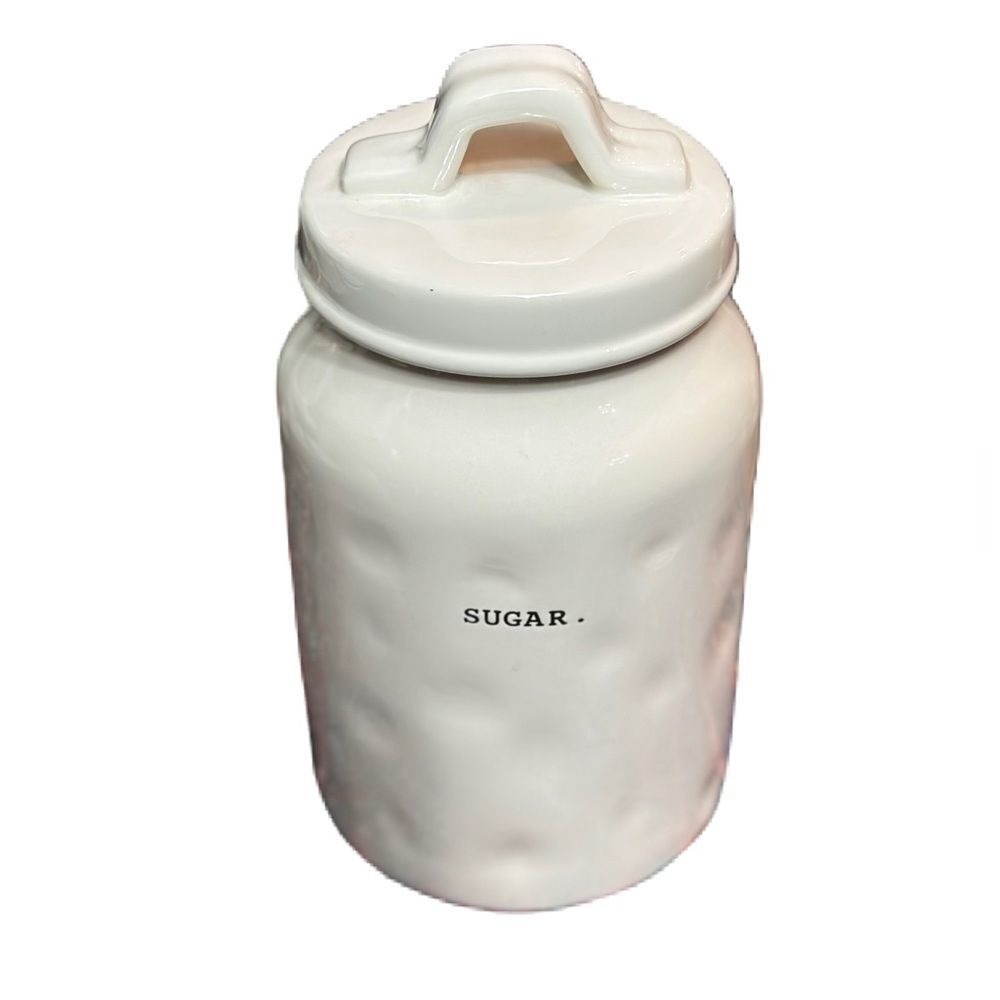 Rae Dunn‎ Typewriter Font Sugar Canister